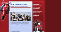 Desktop Screenshot of mopedschein.com