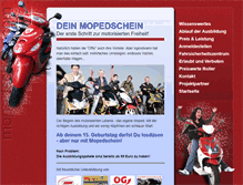 Tablet Screenshot of mopedschein.com